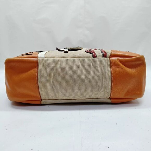 Prada Canvas Appliqué Tote Bag - Picture 4 of 9